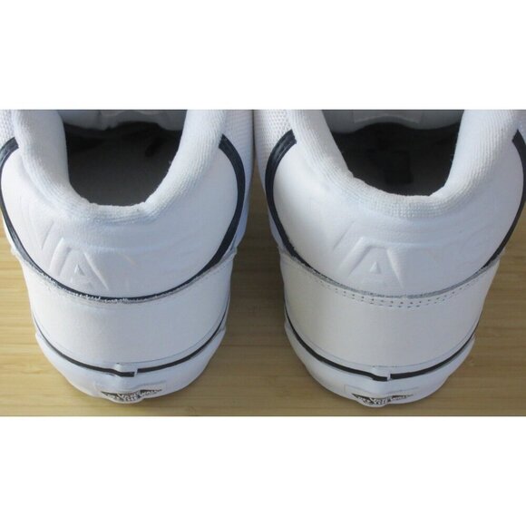 Vans Mens Knu Skool Utility Lace White Mid Suede Nylon Skate Shoes sizes NIB - Picture 5 of 5